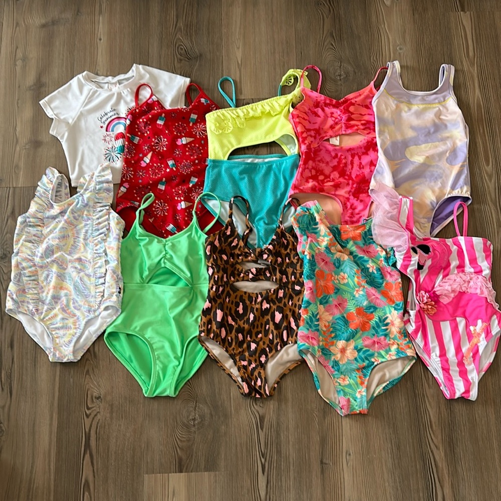 Girls’ One Piece Swim Suits